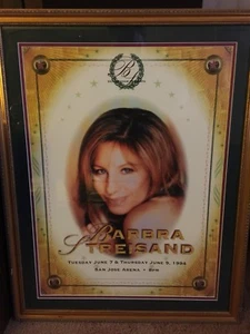 Bill Graham präsentiert Barbara Streisand Poster - mattiert und gerahmt! - Bild 1 von 3
