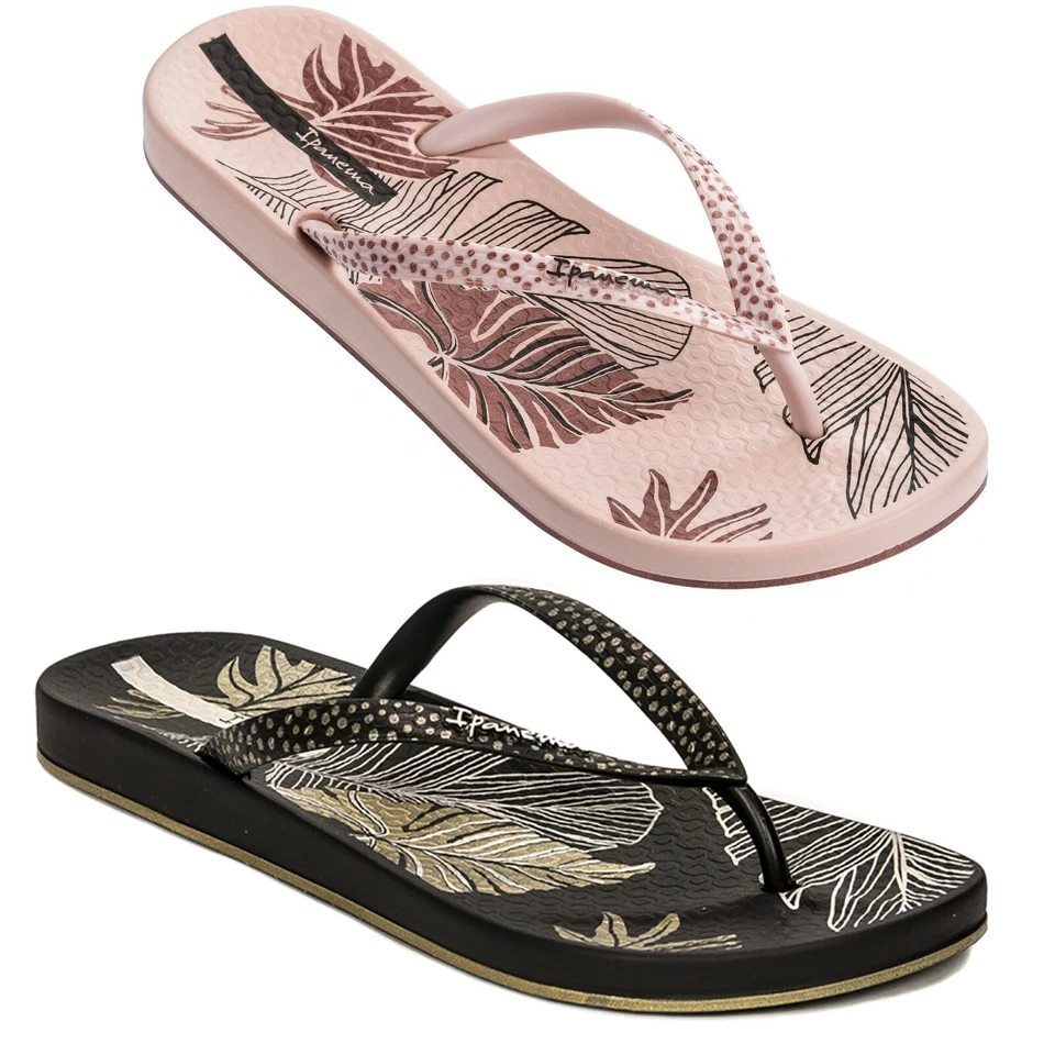Infradito Donna IPANEMA mod ANAT NATURE III F 82525 MADE IN BRAZIL Nero o Rosa - Imagen 1 de 1