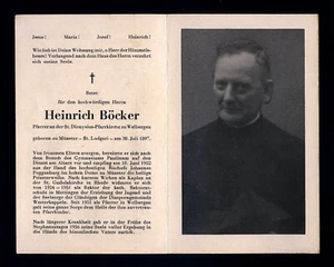 santino luttino -sterbebild -Todeskarte BÖCKER 1956 - Bild 1 von 2