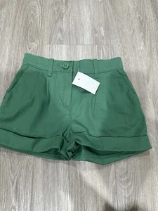 JCrew CrewCuts Green Shorts Size 4 New Kod Girl - Picture 1 of 2