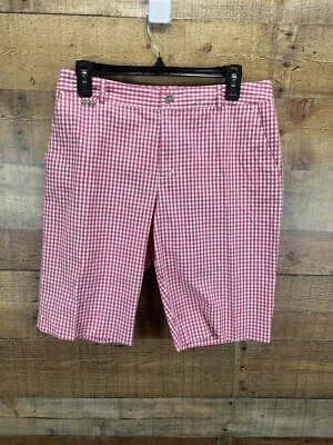 Bermudas a cuadros rosa mini cuadros frente plano Lauren Ralph Lauren para mujer 10 Foto 1 de 4