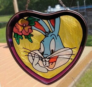 Vintage Looney Tunes WB Sun Catcher Bugs Bunny von Dale Tiffany Inc. in Box 1998 - Bild 1 von 21