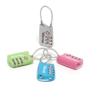 Master Lock kleines TSA Zahlen-Vorhangschloss 4688 Kofferschloss - Bild 1 von 3