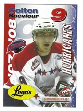 2007-08 Lethbridge Hurricanes (WHL) Colton Sceviour (SC Bern)