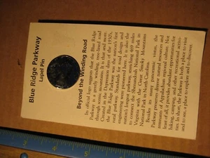 Vintage Blue Ridge Parkway Lapel Pin Appalachia National Parks - Picture 1 of 5