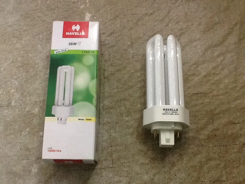 CF26L/T/E/835 HAVELLS 26 WATT 4 PIN COMPACT FLUORESCENT LAMP  - Image 1 of 1