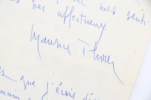 THOREZ Lettre autographe signée à son médecin le docteur Pierre Frumusan 1963 - Picture 1 of 1