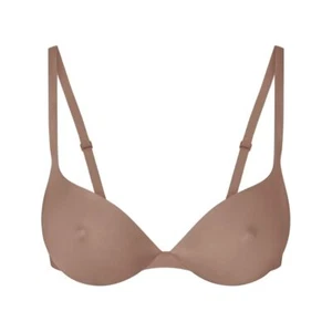 Women's Plunge Padded Nipple Push Up Bras Comfortable Smoothing Lightweight S... - Picture 1 of 6