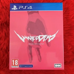 ps4 WANTED DEAD Collector's Edition NEW & Sealed REGION FREE PAL UK Version PS5 - Picture 1 of 4
