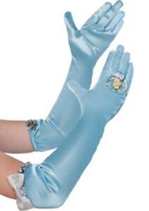 Disney Cinderella Long Gloves Child One Size One Pair, Size 4yr+