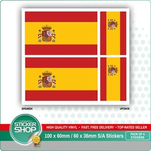 4 X Spanisch/Spanien Flagge Van IPAD - Bild 1 von 1