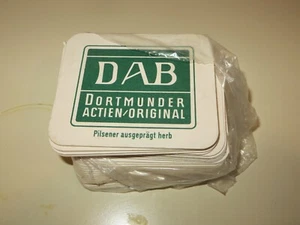 24 German Beer DAB Dortmunder Original Beer Coasters / Mats - Picture 1 of 2