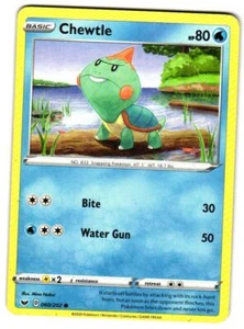 Pokemon SWSH01: Sword & Shield Base Set Chewtle #060/202 LP Common - Picture 1 of 2