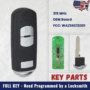 OEM Board for Mazda 3 CX-3 CX-5 2013 - 2019 Keyless Remote Key Fob WAZSKE13D01 - Picture 1 of 6
