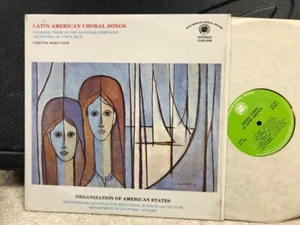 LATIN AMERICAN CHORAL SONGS Choir of National Symphony Orch of Costa Rica LP - Imagen 1 de 1
