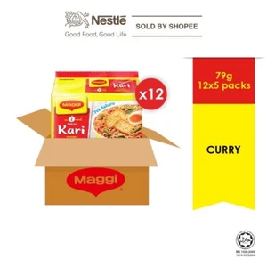 Fideos instantáneos MAGGI 5 minutos, sabor sopa de curry 1 caja (60 piezas) ENVÍO RÁPIDO - Imagen 1 de 6