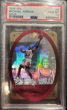 1996-97 SPx Gold Holoview Die-Cut Michael Jordan Chicago Bulls HOF PSA 10