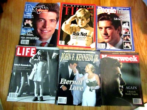 Lot 8 JFK JR Vintage Magazines People Life Look Time + Gold collectors Series - Bild 1 von 8