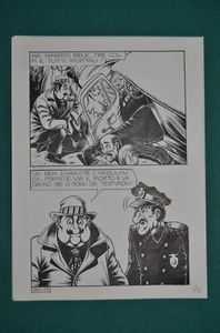 Paolo Piffarerio Original Comic Art Tavola Originale # 76 Alan Ford 166 Corno - Picture 1 of 3