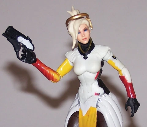 Overwatch Ultimates Mercy Angela Ziegler 6" Hasbro Action Figure Cover
