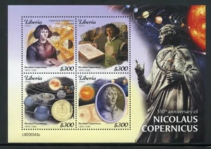 LIBERIA 2023 550th ANNIVERSARY OF NICOLAS COPERNICUS SHEET MINT NH - Picture 1 of 1