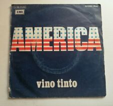 VINO TINTO America America / Duerme Negrito 7" 45T EMI J 006-20.992 Yecla Murcia
