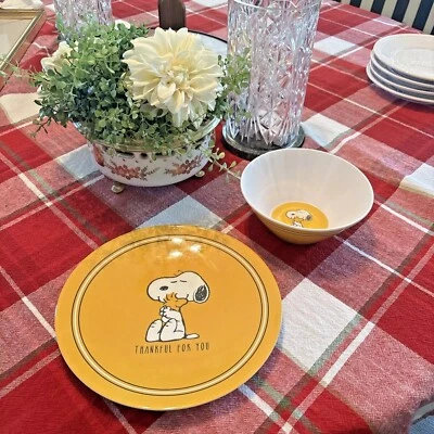 Disney Pottery Barn Plate Mickey Mouse School Christmas holiday party kids - - Image 1 of 4