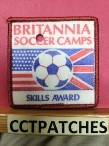 BRITANNIA SOCCER CHAMPS SKILLS AWARD PATCH - Picture 1 of 2