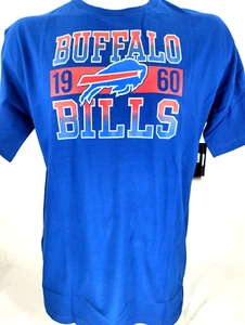 NEW Buffalo Bills Blue New Era Short Sleeve Crew Neck Tee Shirt Men's L - Picture 1 of 9