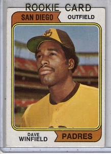 1974 TOPPS baseball Dave Winfield RC rookie original trading card EX++ PADRES - Picture 1 of 2