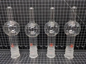Pyrex ACE 7529 Smog Bubbler 29/42 18/7 Lab Glass Vacuum Trap Midget Impinger - Picture 1 of 5