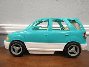 MATTEL BARBIE 2001 "KENNEL CARE" ZOOM N GROOM TEAL MOBILE GROOMING SUV #67384 - Picture 1 of 9