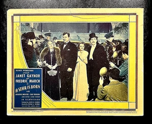 TARJETA DE LOBBY ORIGINAL A STAR IS BORN 1937, JANET GAYNOR, FREDRIC MARCH - Imagen 1 de 1