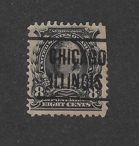 Scott # 306, 8 cents violet black, Martha, 1903, used, VF, Chicago - Picture 1 of 1