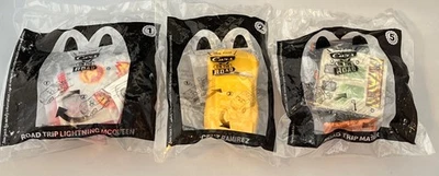 玩具 2022 年麦当劳迪士尼汽车皮克斯电影 3 件装快乐餐新品 #1、#2、#5 — 第 1/4 张图片