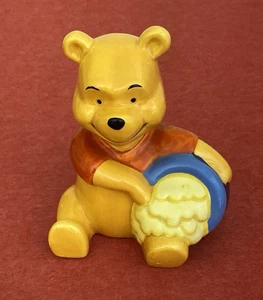Vintage Disney Ceramic Winnie the Pooh Money Box Figurine w Honey Pot Coin Art - Picture 1 of 16