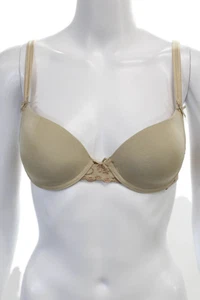 Sujetador Duet para mujer bordado bajo alambre beige curtido talla 34 A - Imagen 1 de 3
