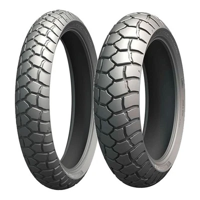 COPPIA GOMME MICHELIN 90/90-21 ANAKEE ADVEN. + 130/80-17 ANAKEE ADVEN. DOT22 - Immagine 1 di 4