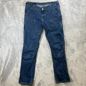 Schwalbenschwanz Workwear BRITT UTILITY Indigo Denim Jeans - Damen 14/34 - Bild 1 von 15