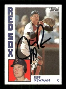 1984 Topps 296 Jeff Newman signed auto autograph  black sharpie MZ BXCP56 - Picture 1 of 2