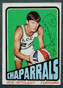 ABA Dallas Chaps Bob Netolicky autographed 1972-73 Topps basketball card NETO -- - Picture 1 of 1