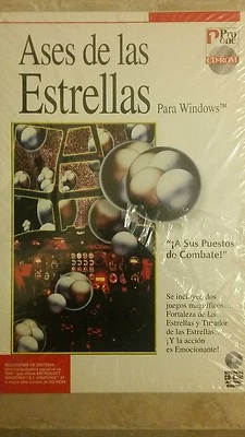 Ases de las Estrellas Para Windows Pro One CD-ROM IBM Tandy Multimedia NEW!! - Image 1 of 4