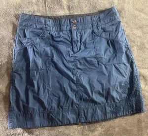 REI Blue Embroidered Active Athletic Outdoor Hiking Skirt 6 Camping Gorpcore - Picture 1 of 9
