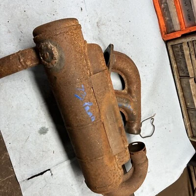 1973 Vintage Arctic Cat Puma Snowmobile Exhaust Muffler, Header  Pipe Modified - Image 1 of 4