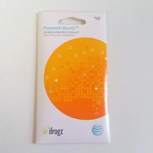 ifrogz Pantech Burst P9070 Screen Protector 2Pack Kit Anti Glare / Fingerprint - Picture 1 of 5