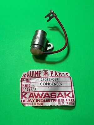 Kawasaki F4 & G3 G31M 21013-019 Condenser Bushwacker 250 1968 1969 1970 OEM NOS - Imagem 1 de 3