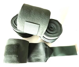 Fleece Pferd Polo Wraps 4er Set Bandagen (grün) - Bild 1 von 3