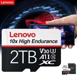 Micro SDHC SDXC Memory Card 128GB 512GB 1TB 2TB Class 10 High Speed Free Adapter - Zdjęcie 1 z 18