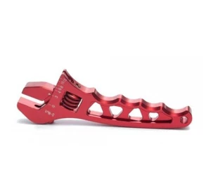 Adjustable AN3 - AN12 Spanner - Hose Fitting Tool Ideal for Fuel Fittings Red - Picture 1 of 2