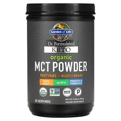 2 X Garden of Life, Dr. Formulated Keto, Organic MCT Powder, 10.58 oz (300 g) - Image 1 of 2